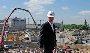 22 Мая 2015Мэр Москвы Сергей Собянин осмотрел ход реконструкции парка Зарядье