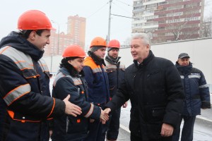 Мэр Москвы Сергей Собянин открыл движение по Михалковскому тоннеля на реконструированной Большой Академической улице
