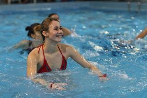 Москвичи смогут бесплатно заниматься плаванием в бассейне «Арбат». Фото: архив «Вечерняя Москва»
