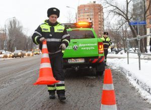 Экипажей дорожного патруля стало больше в три раза. Фото: Алдександр Кожохин, «Вечерняя Москва»
