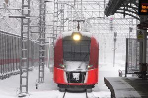 Свыше 620 тысяч человек стали пассажирами поездов МЦК за праздники. Фото: Антон Гердо, «Вечерняя Москва»