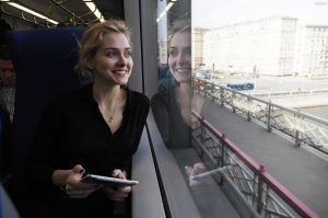 Свыше 500 тысяч пассажиров перевозят поезда МЦК в будний день. Фото: Антон Гердо, «Вечерняя Москва»