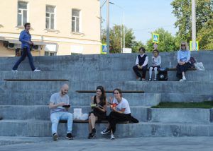 Ремонт общественного пространства «Яма» завершится в кратчайшие сроки. Фото: Александр Кожохин, «Вечерняя Москва»