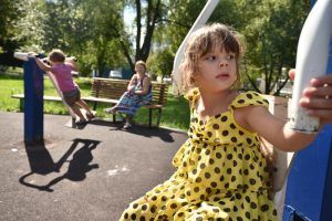 Работы в Детском Черкизовском парке могут быть закончены до конца июля. Фото: Пелагия Замятина, «Вечерняя Москва»
