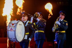  В Москве в рамках фестиваля «Спасская башня» выступят военные оркестры. Фото: Наталия Нечаева, «Вечерняя Москва»