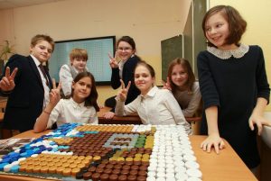Ученики школы №1231 приняли участие в образовательном проекте. Фото: Наталия Нечаева, «Вечерняя Москва»