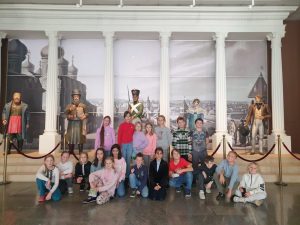 Ученики школы №1231 посетили Музей-панораму «Бородинская битва». Фото со страницы учебного заведения в социальных сетях.
