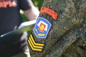 Кадеты школы №1231 приняли участие в учебных сборах. Фото: Анна Быкова, «Вечерняя Москва»