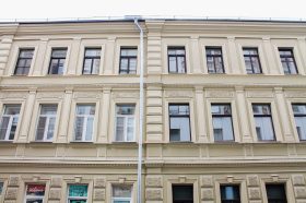 Специалисты отремонтировали Доходный дом Николая Борщова. Фото: пресс-служба Фонда капитального ремонта многоквартирных домов города Москвы