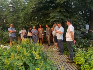 Глава управы района Арбат провел встречу с жителями домов. Фото: страница управы района Арбат в социальных сетях