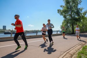 В летнем сезоне проекта «Мой спортивный район» приняли участие 148 тыс. человек. Фото: Департамент спорта города Москвы