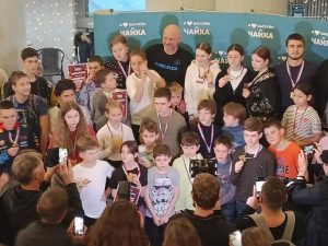 Ученики школы №1231 приняли участие в зимнем соревновании. Фото: страница школы №1231 имени Василия Поленова в социальных сетях.