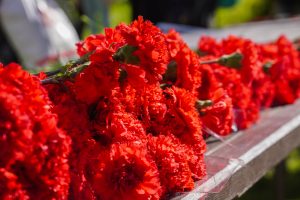 Возложение цветов к мемориалу пройдет в районе Арбат. Фото: Ксения Догонашева, «Вечерняя Москва»