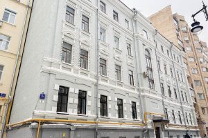 Дом в стиле эклектики отремонтировали в районе Арбат. Фото: Фонд капитального ремонта многоквартирных домов города Москвы