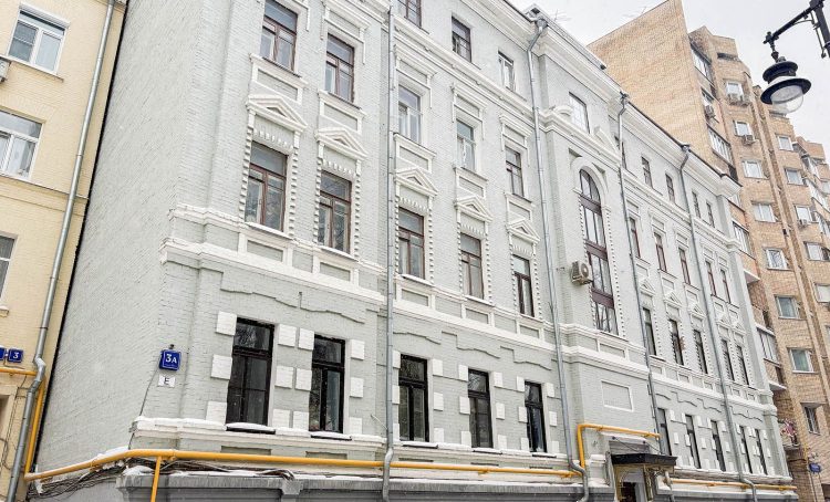 Дом в стиле эклектики отремонтировали в районе Арбат. Фото: Фонд капитального ремонта многоквартирных домов города Москвы